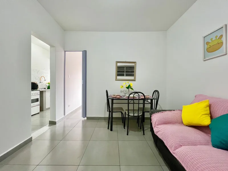 Mais fotos do imóvel Apartamento com 1 quarto, Aviação, Praia Grande - R$ 260 mil, Cod: 1415