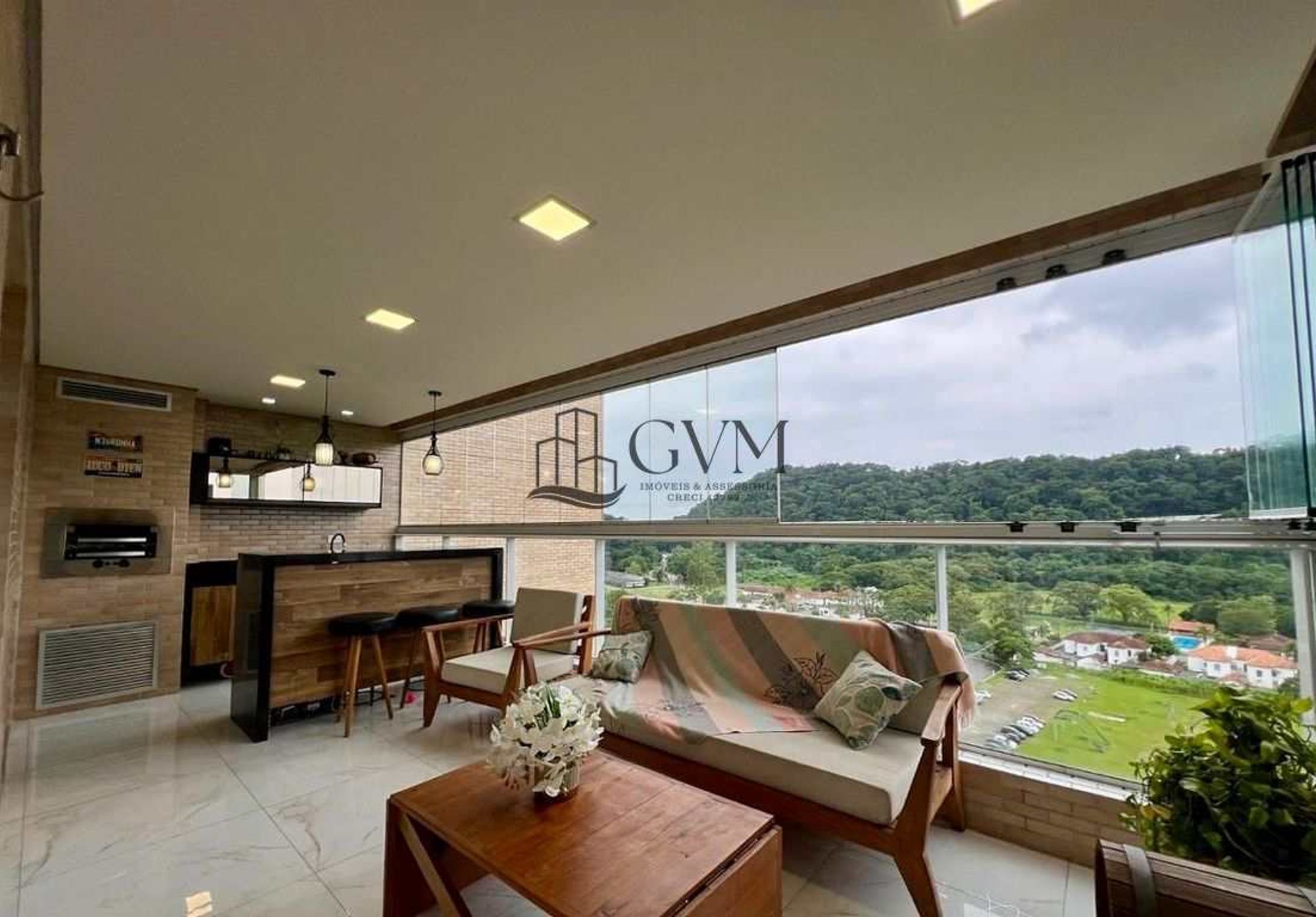 Foto do imóvel Apartamento Mobiliado com 3 quartos à venda no Canto do Forte em Praia Grande em Canto do Forte, Praia Grande