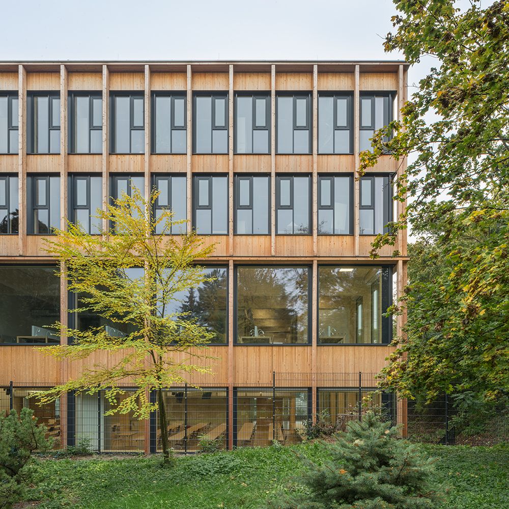 Holzbau Boku, Ilse Wallentin Haus, SWAP Architektur, timber