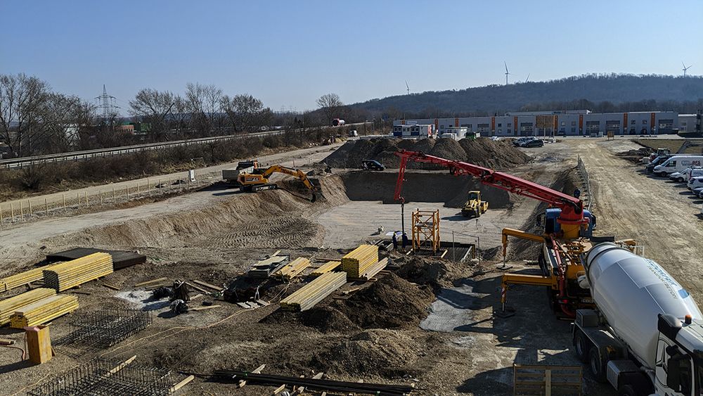 SAN Biotech Park, SAN Group, Baustelle