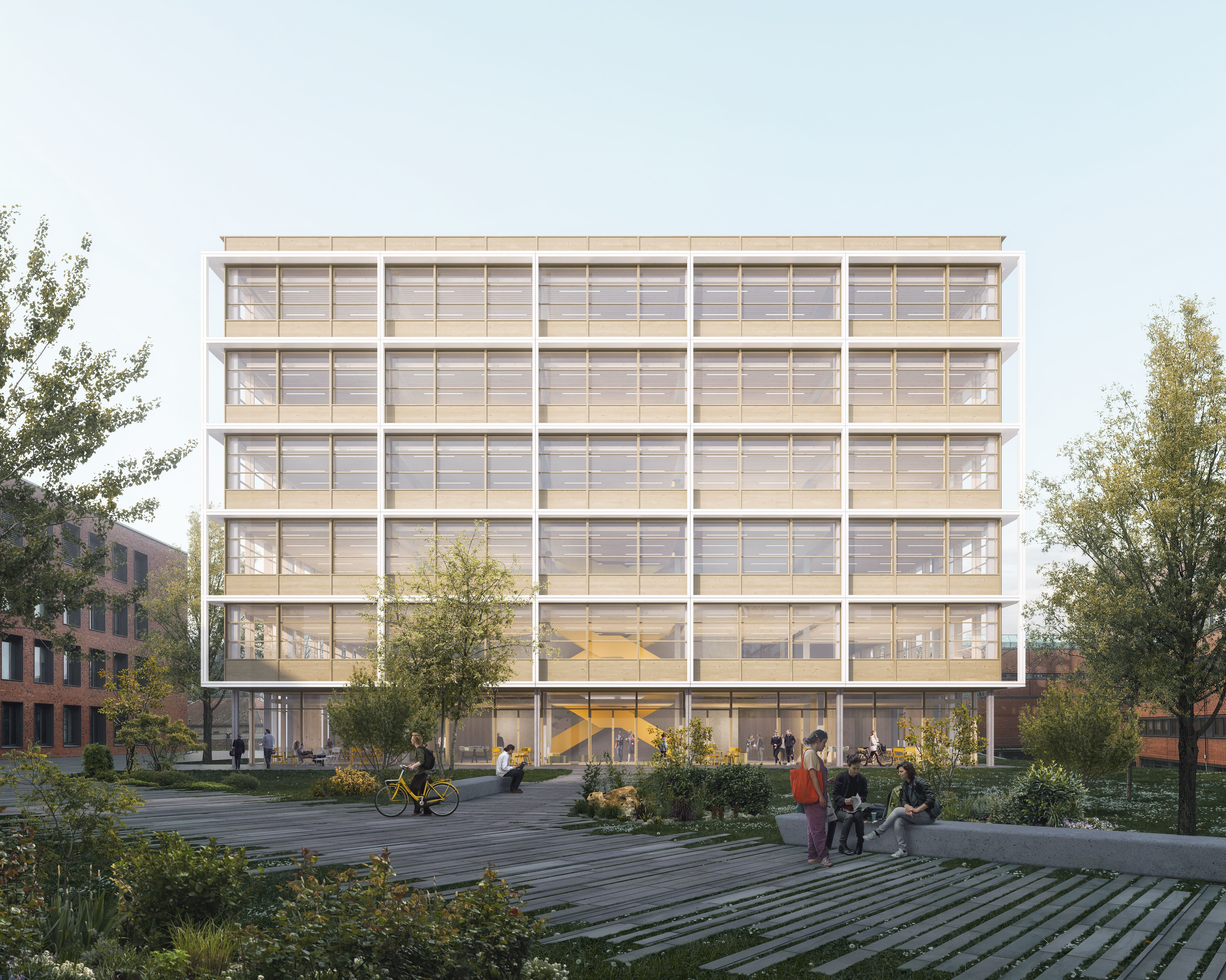 Das neue Laborgebäude für das Robert-Koch-Institut in Berlin soll den Grünraum wahren