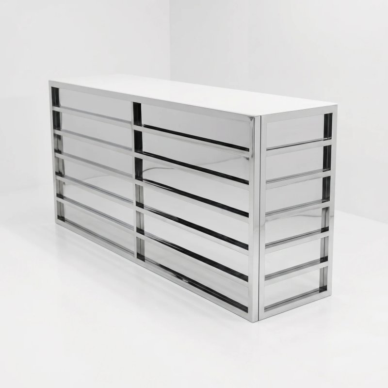 Chrome Modern 8' Bar B