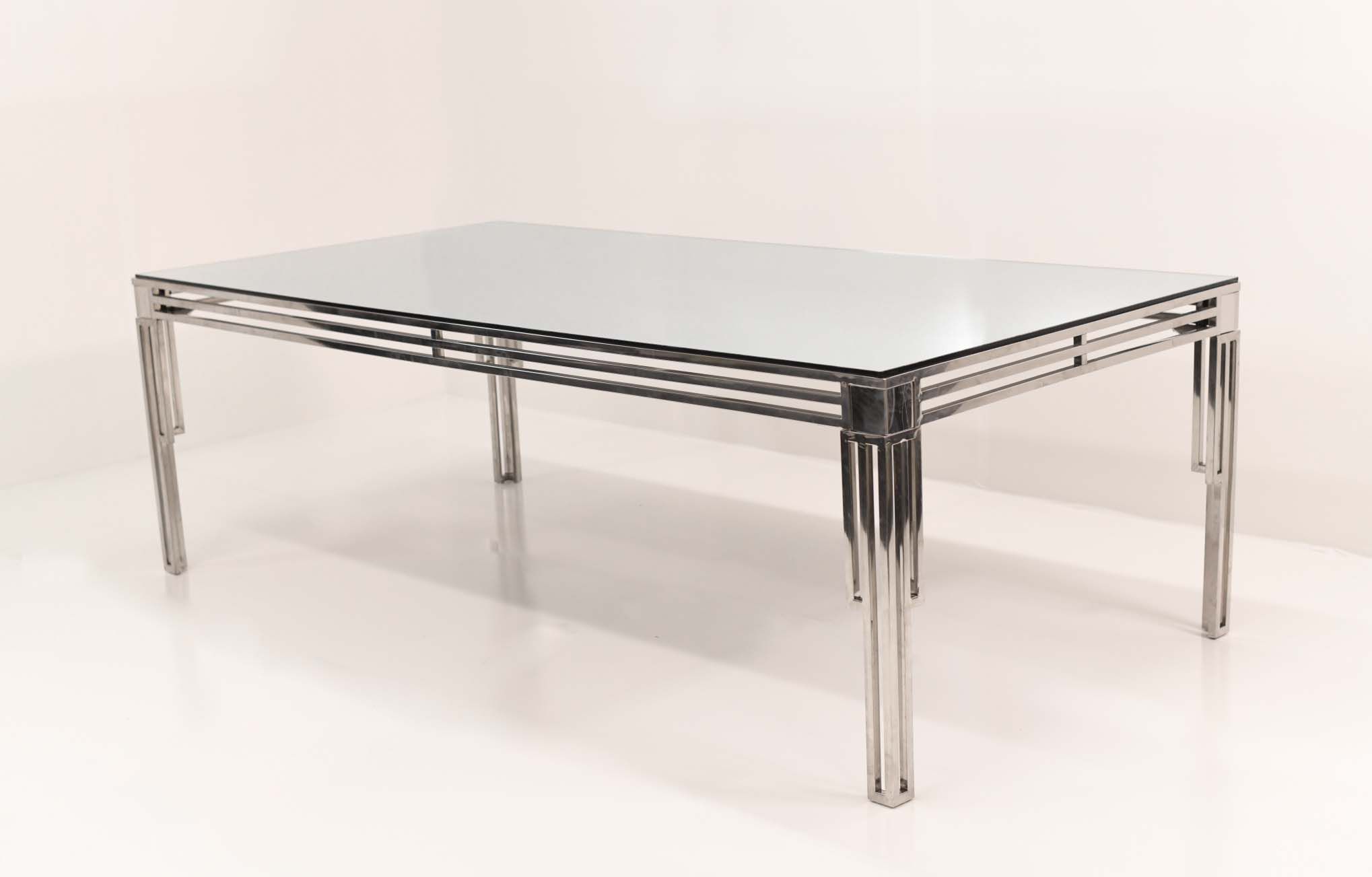 Chrome Art Deco Mirro Top 4'x8' DT