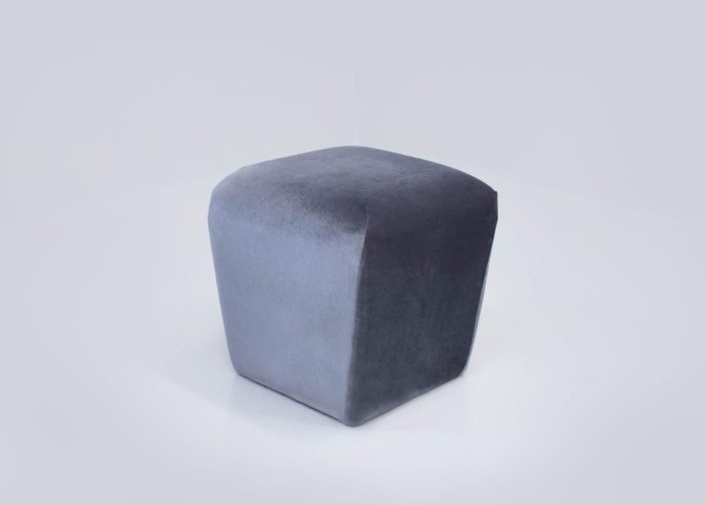 Small Square Ottoman (Grey)