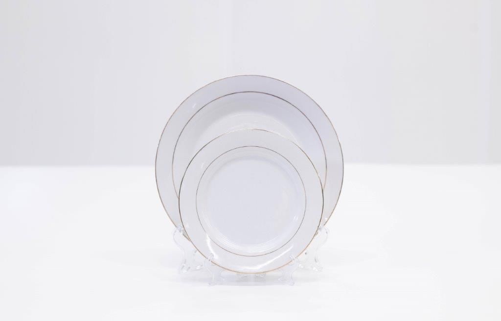 Thin Gold Rim Plates