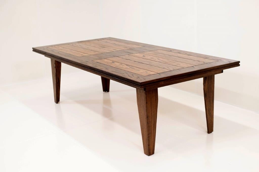 Two Tone Wood 4'x8' Dining Table