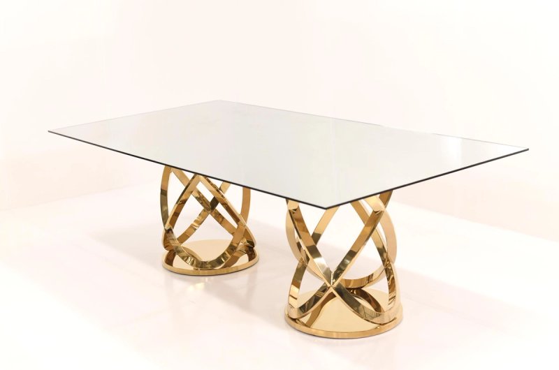 Gold Swirl Mirror Top 4'x8' DT
