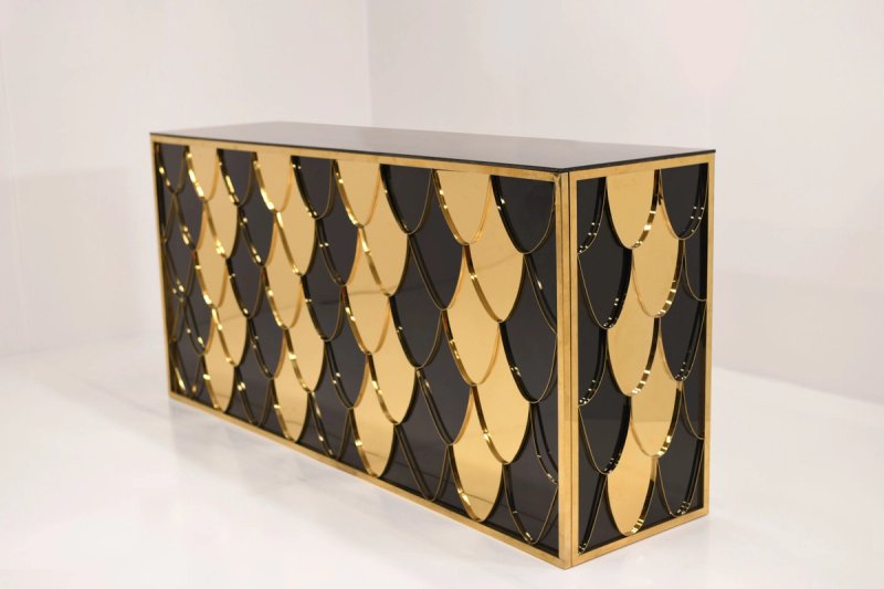 Gold Black Fishnet 8' Bar B