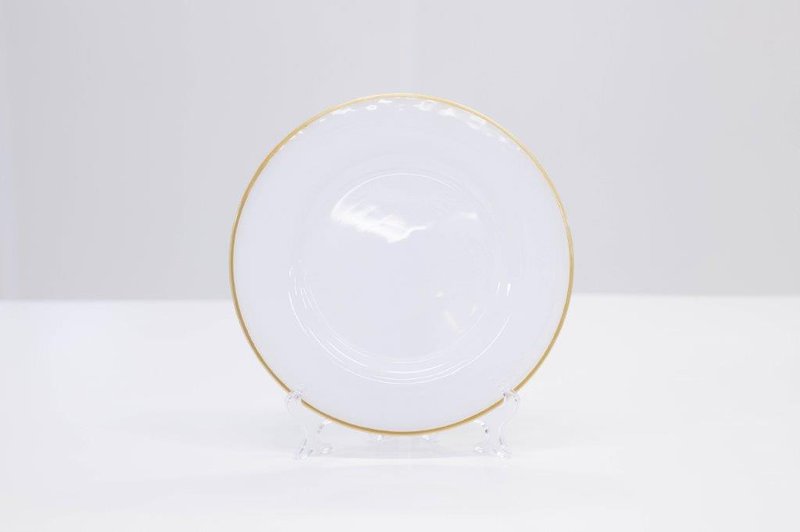 Gold Rim Smooth Pearl