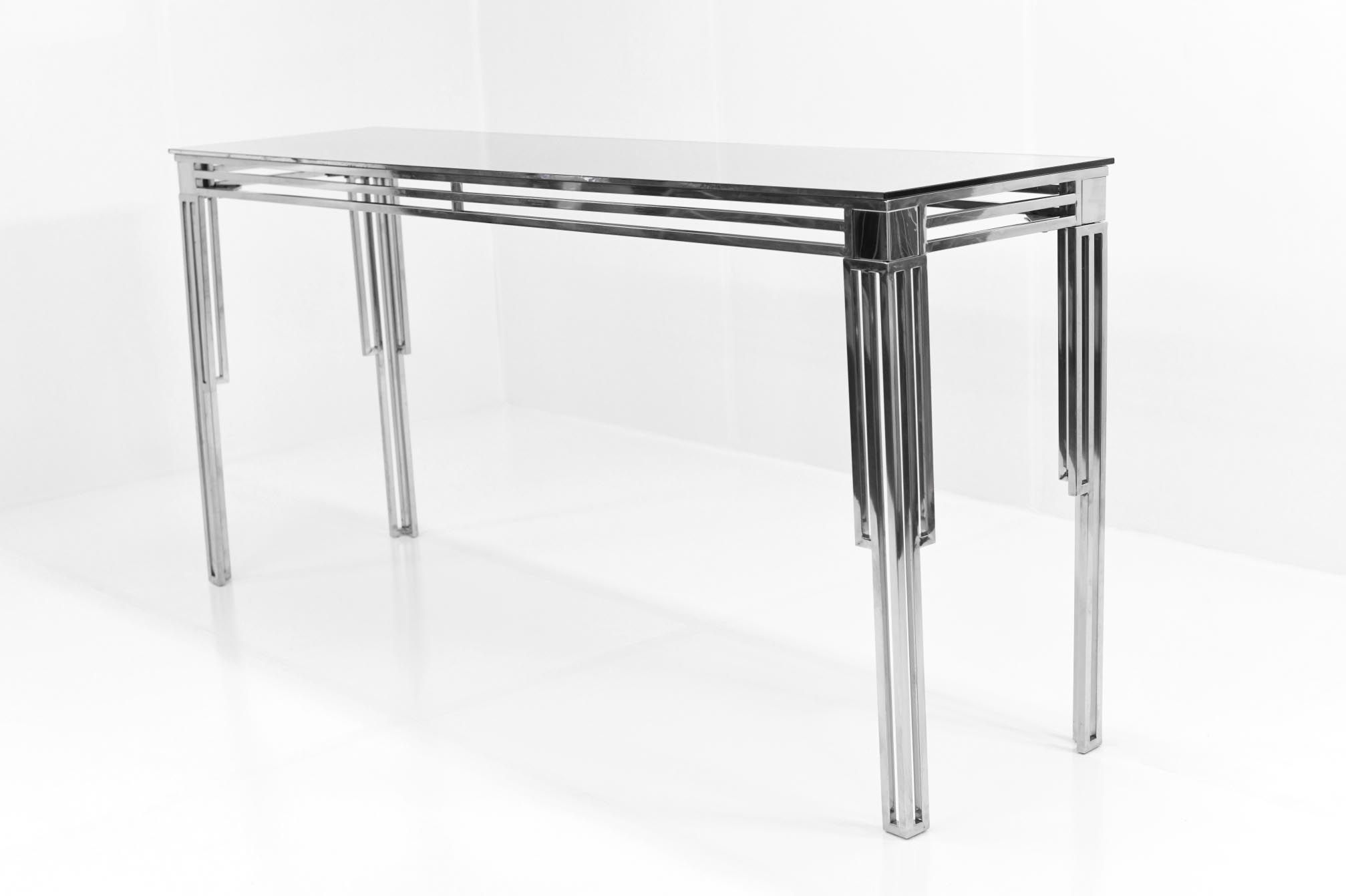 Chrome Art Deco Communal Table CT