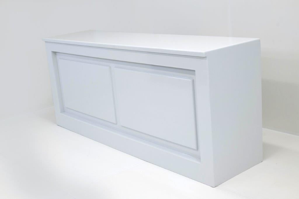 Retro Bar (White Panel, Available in 4', 6' And 8')