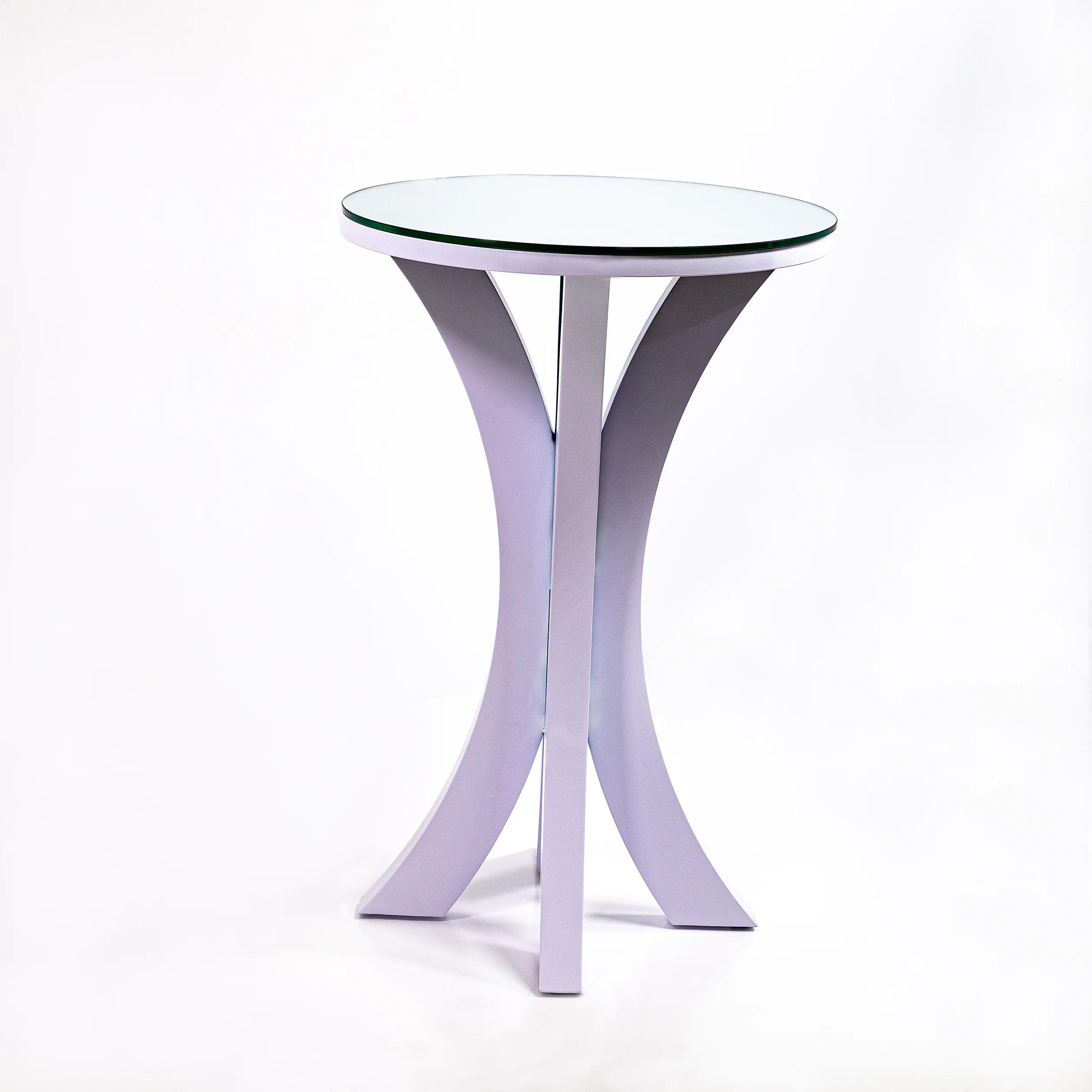 White Gamma High Cocktail Table rental