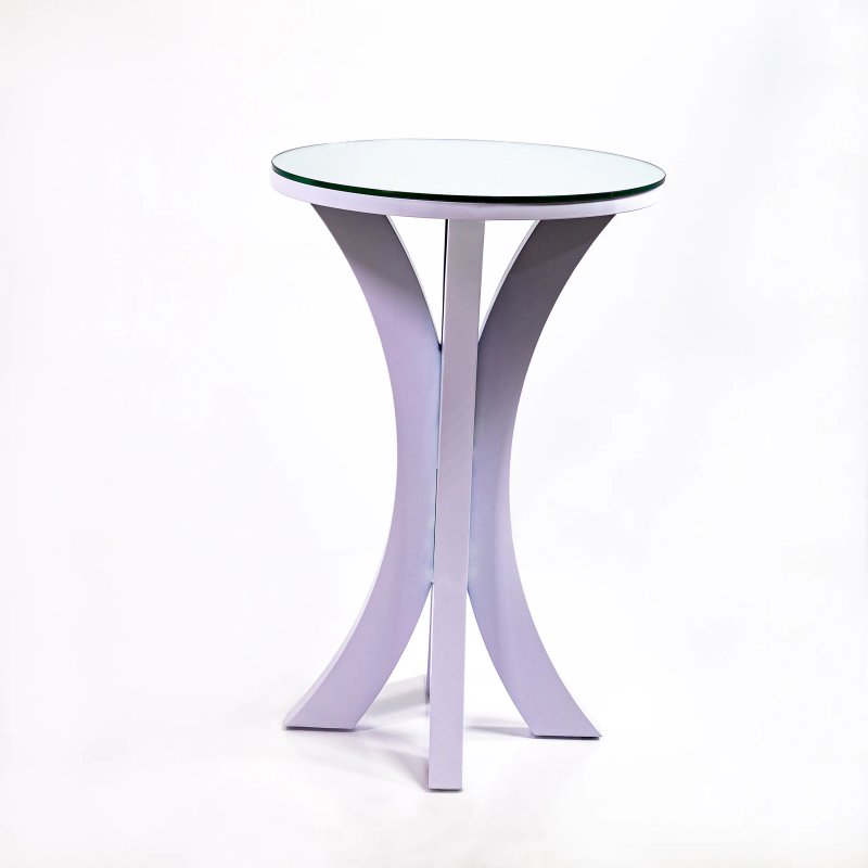 White Gamma High Cocktail Table rental