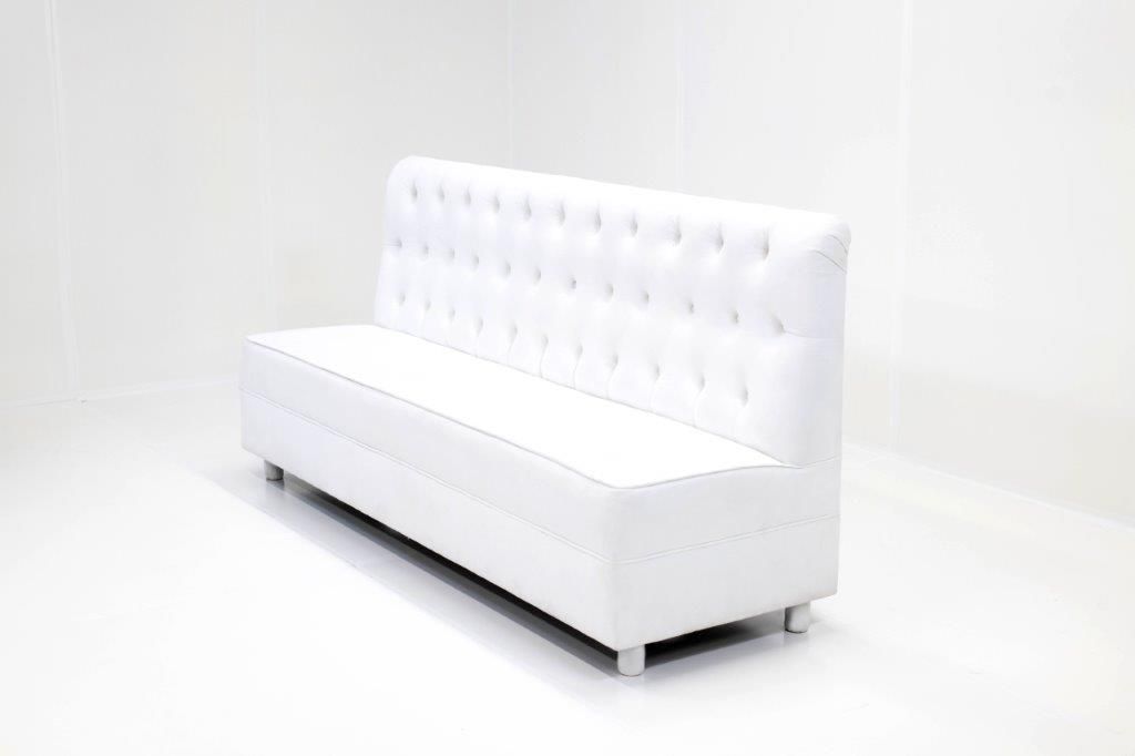 Armless Tufted Sofa