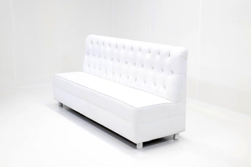 Armless Tufted Sofa