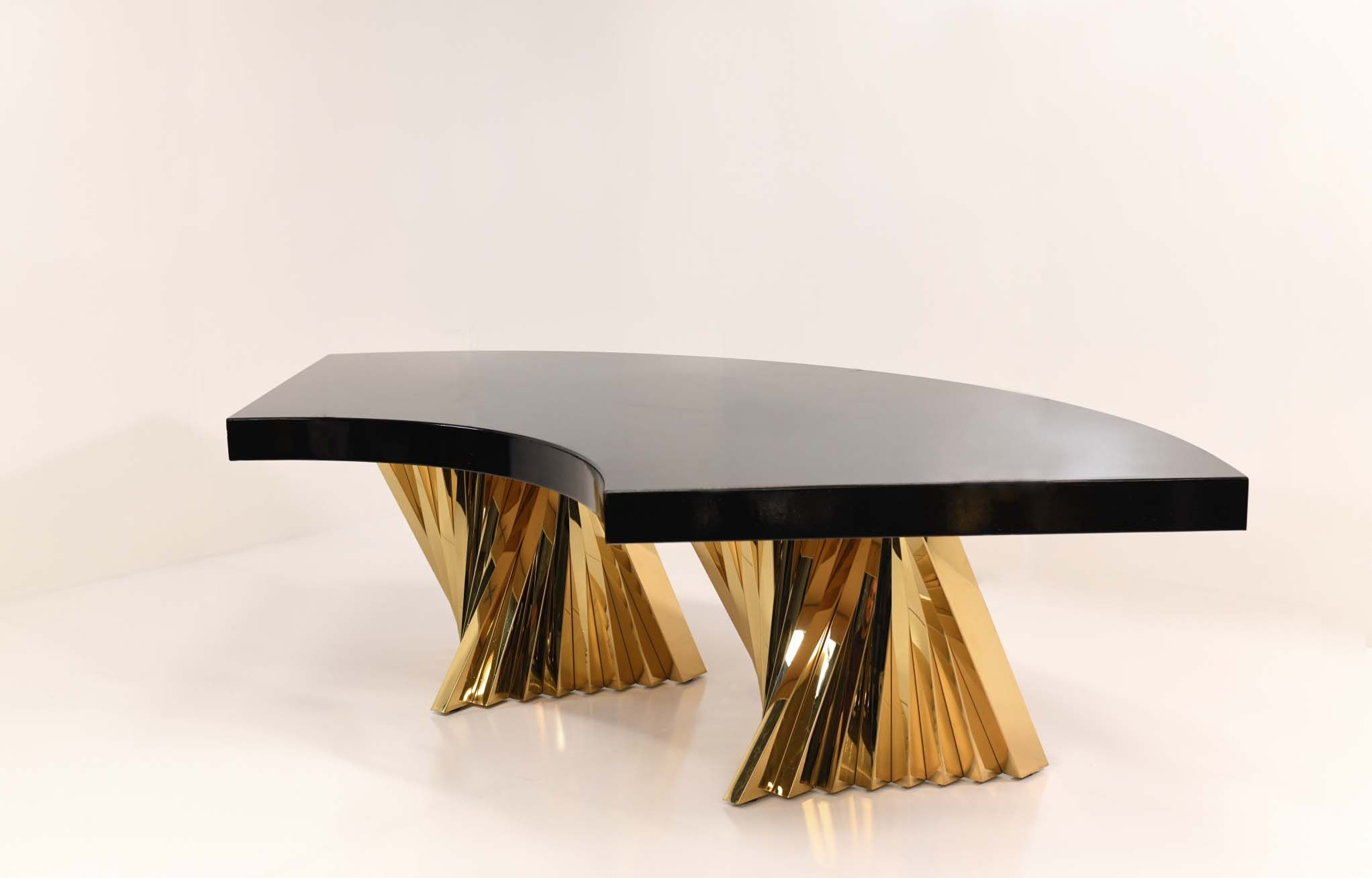 Gold Kryptonite Black High Gloss Serpentine Top ST