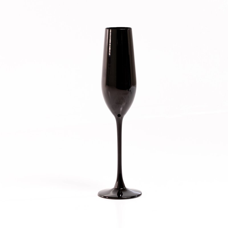 Monroe Black Champagne Flute rental