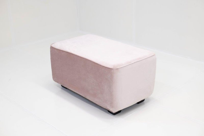 Rectangle Ottoman (Blush)