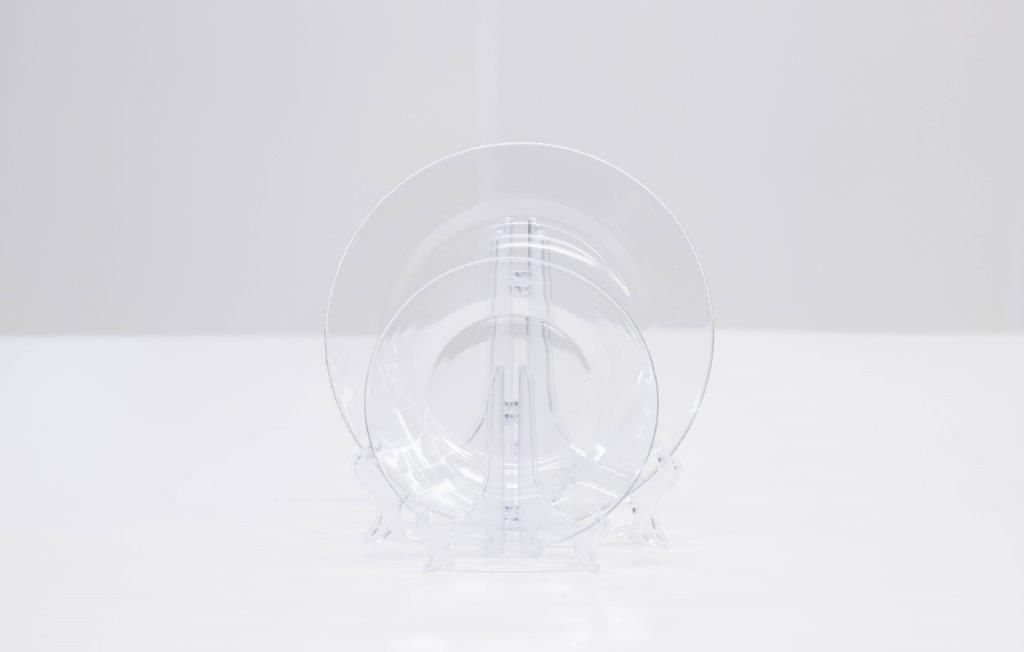 Clear Round Plates