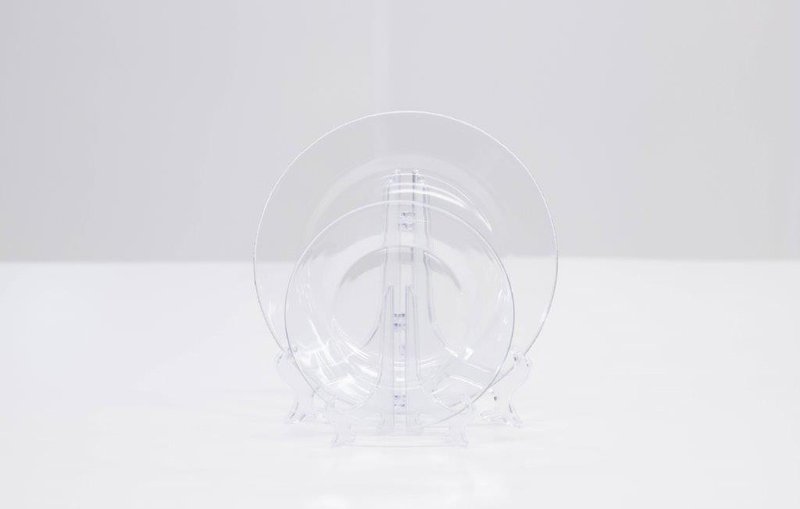 Clear Round Plates