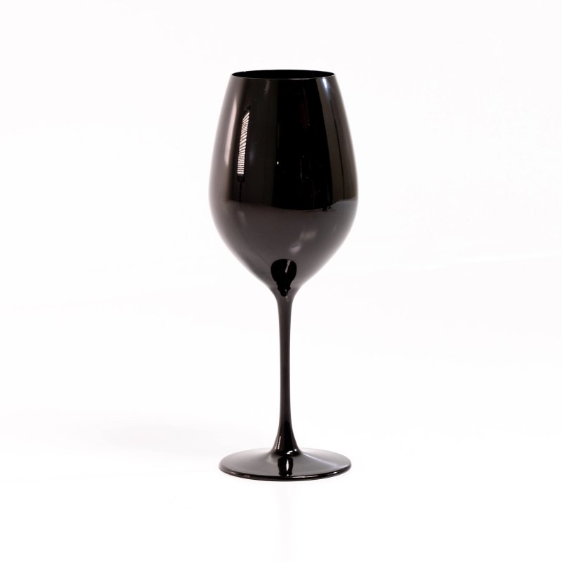 Monroe Black Wine Glass rental