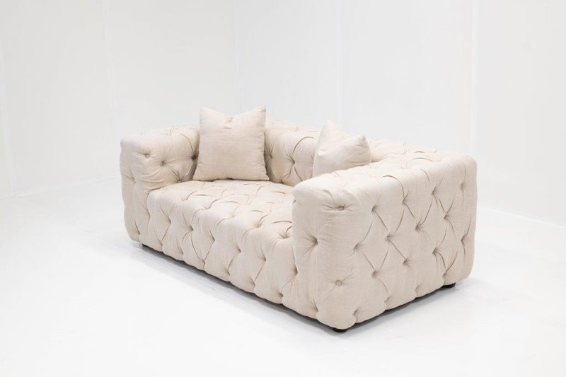 Vintage Linen Love Seat