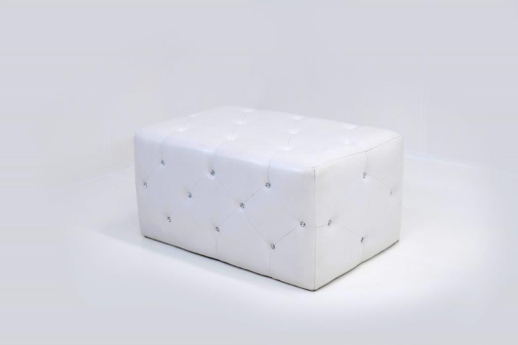 Jeweled Rectangular Ottoman