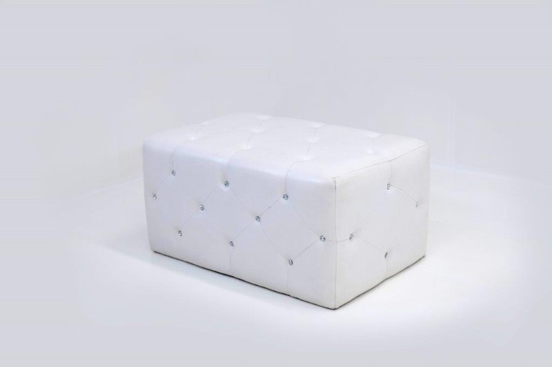 Jeweled Rectangular Ottoman