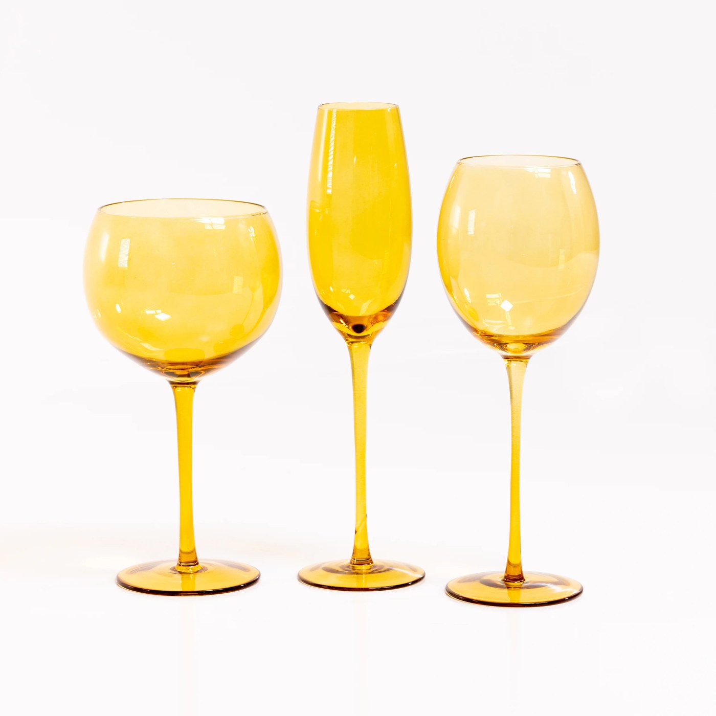 Marilyn Amber Glasses set