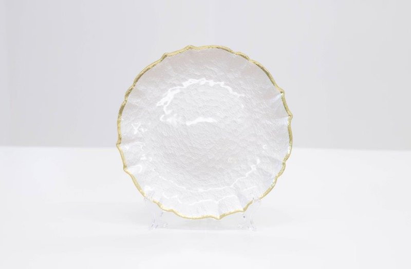 Gold Rim Wavy Pearl