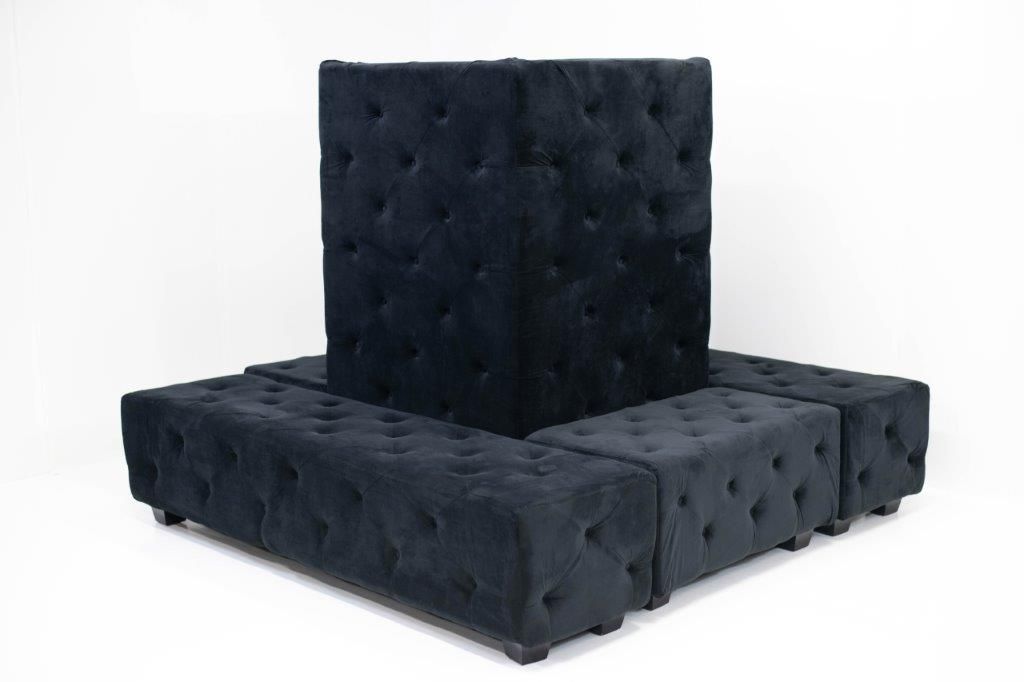 Square poof (Black)