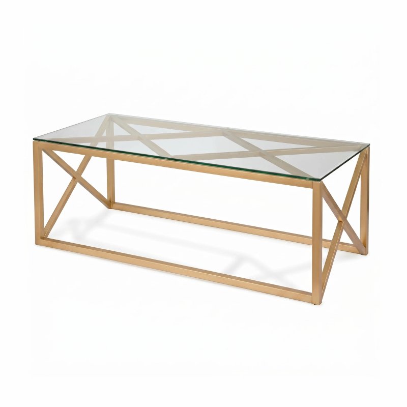 Gold coffee table
