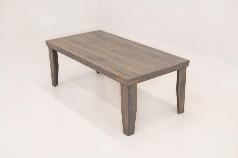 Grey Rustic Wood Coffee table Table