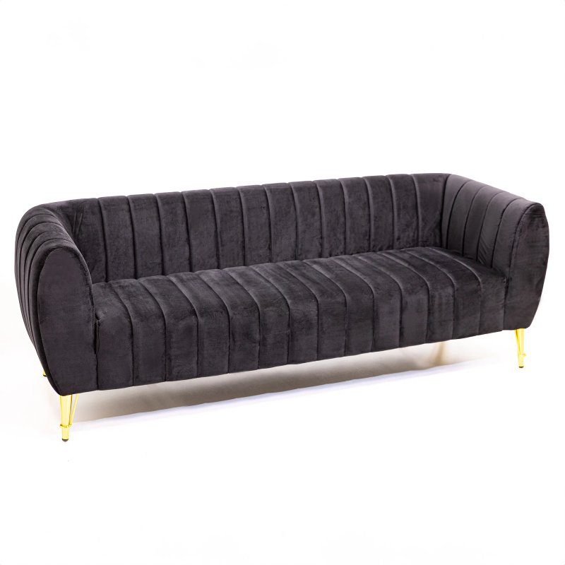 Lume Black Sofa rental