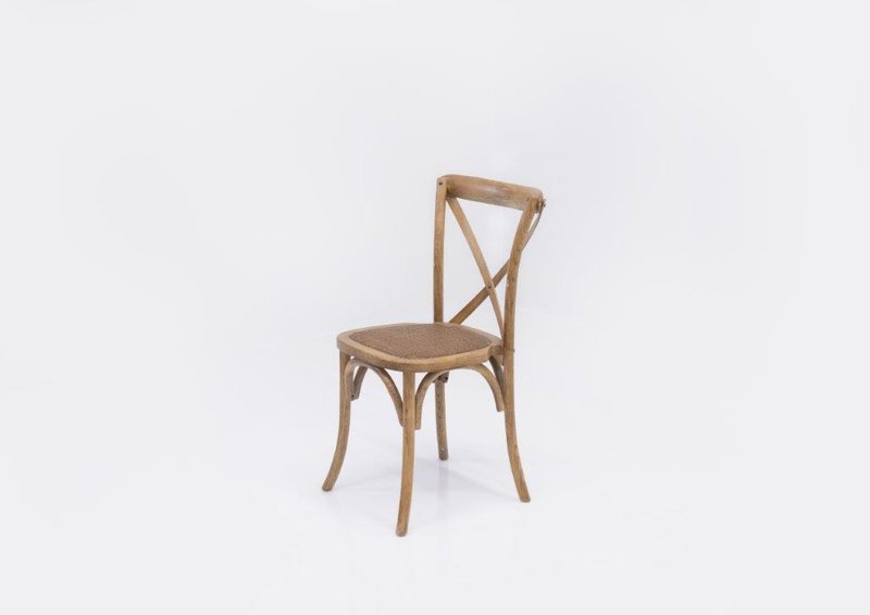 Wood X-back chair (3)