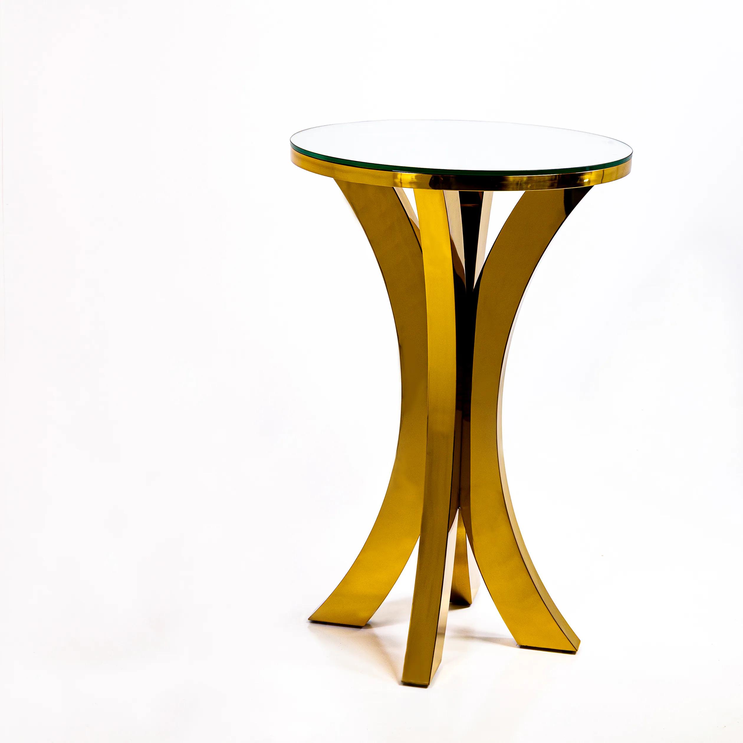 Gold Gamma High Cocktail Table rental