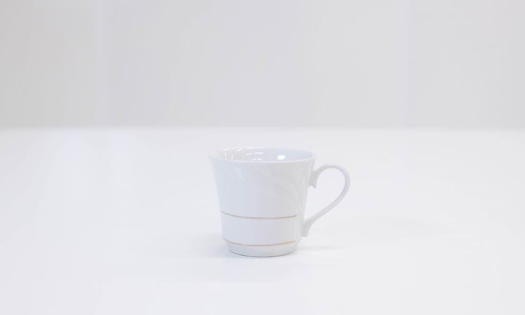 Coffee Cup Gold Trim