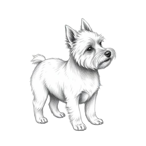Small hund illustration