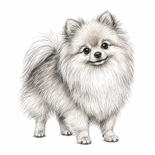 Small hund illustration
