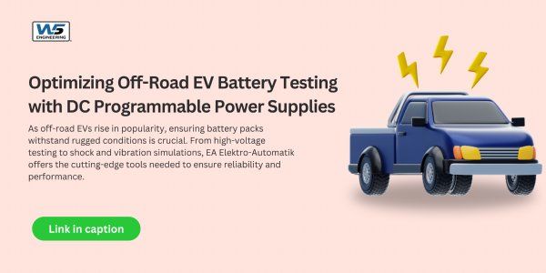 Optimizing Off-Road EV Battery Testing with DC Programmable Power Supplies