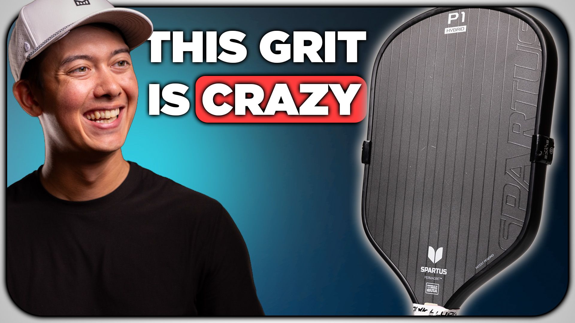 Spartus P1 Hybrid Review | Permagrit is Crazy Good | Pickleball Studio