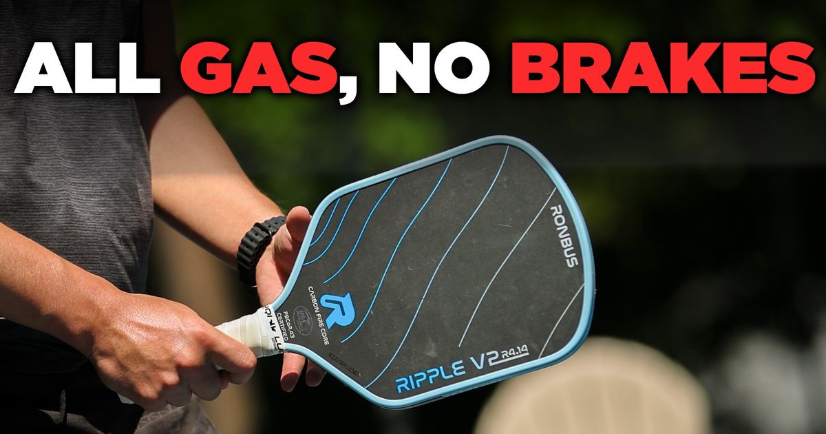 Rontec Ripple Ronbus Ripple V2 Review | Pickleball Studio