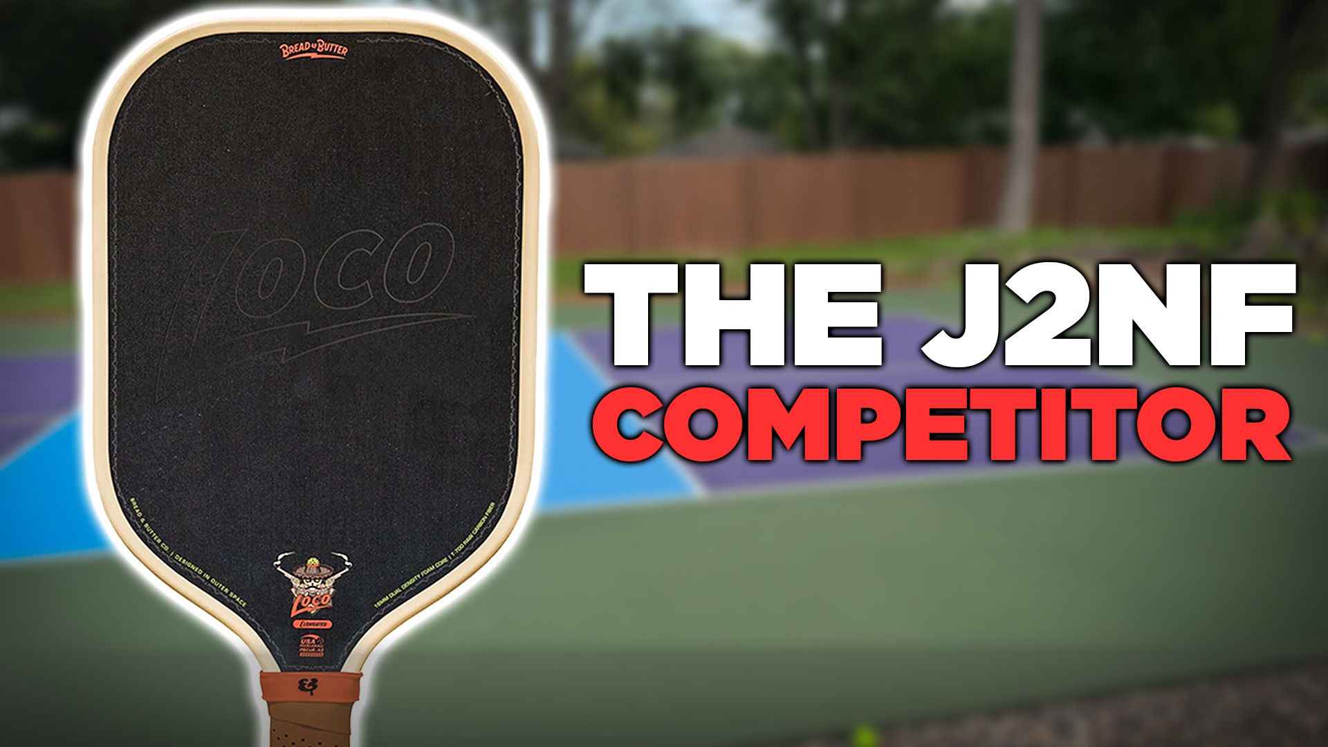 Bread & Butter Loco Widebody pickleball paddle