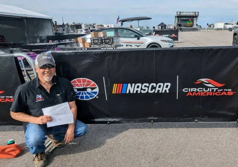 James Garza at Nascar COTA