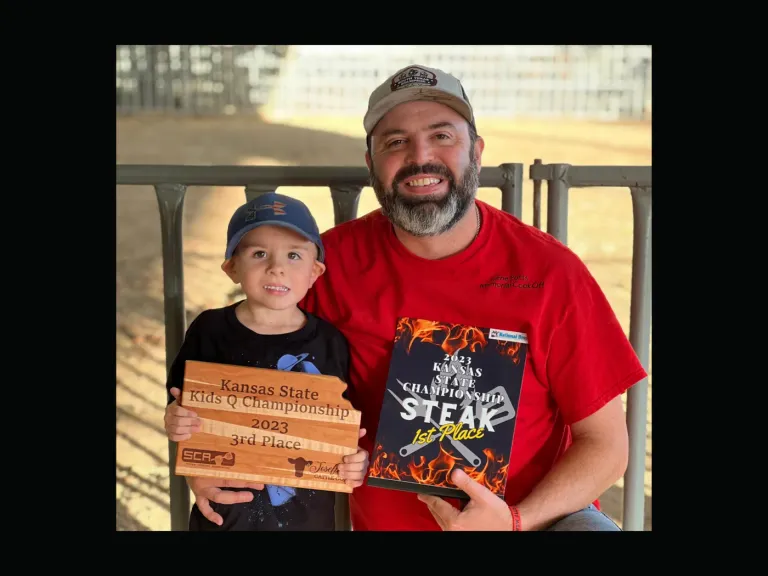 Doug and Easten in Kansas