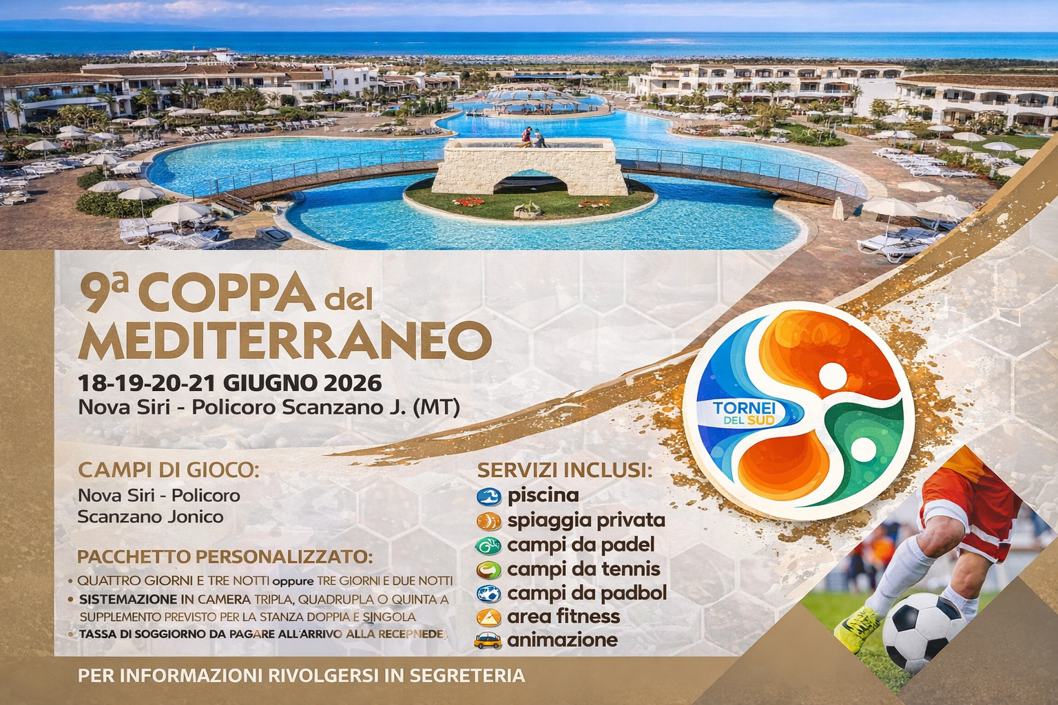 Torneo 9ª COPPA del MEDITERRANEO - Tornei del Sud