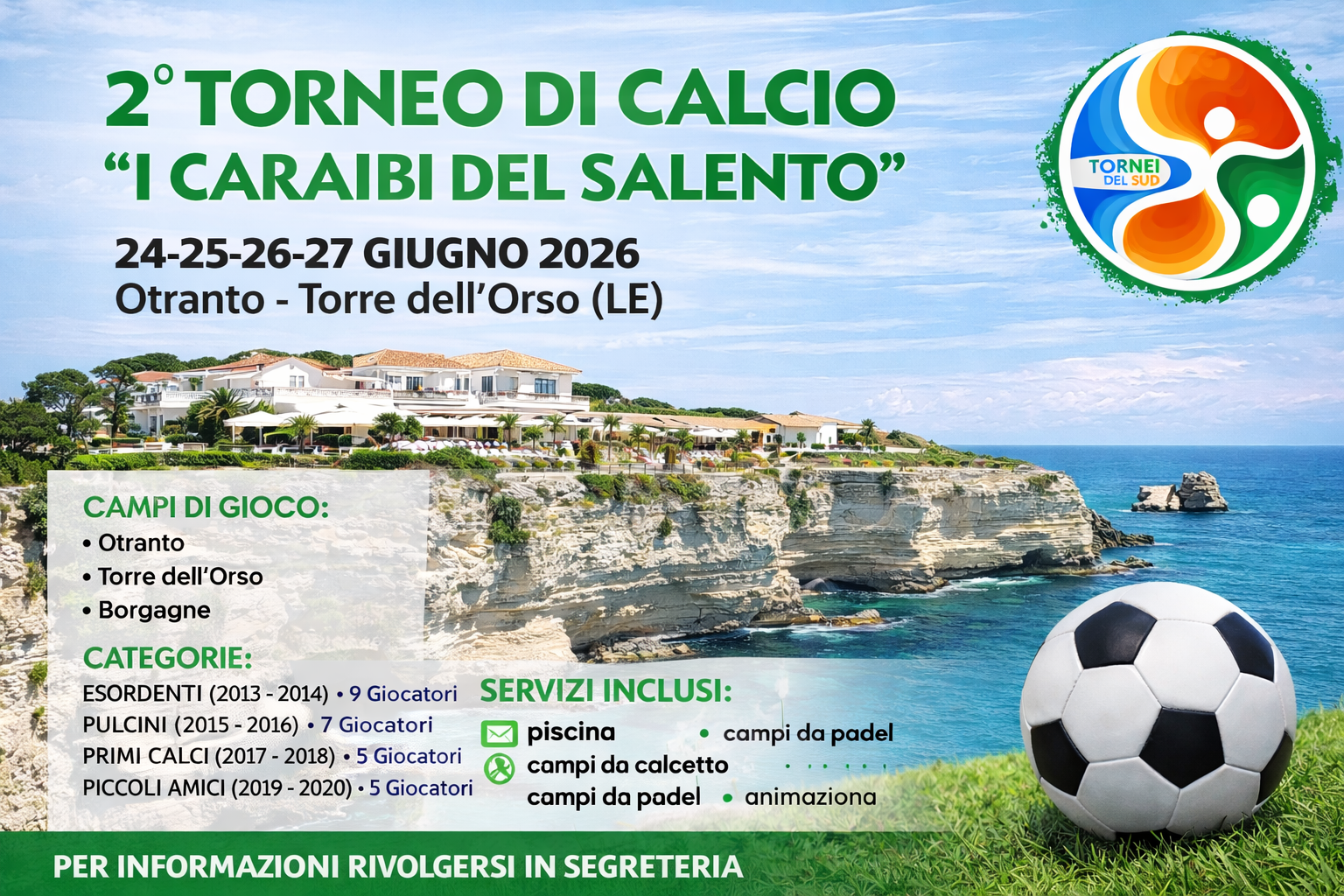 Torneo 2°TORNEO I CARAIBI DEL SALENTO - Tornei del Sud