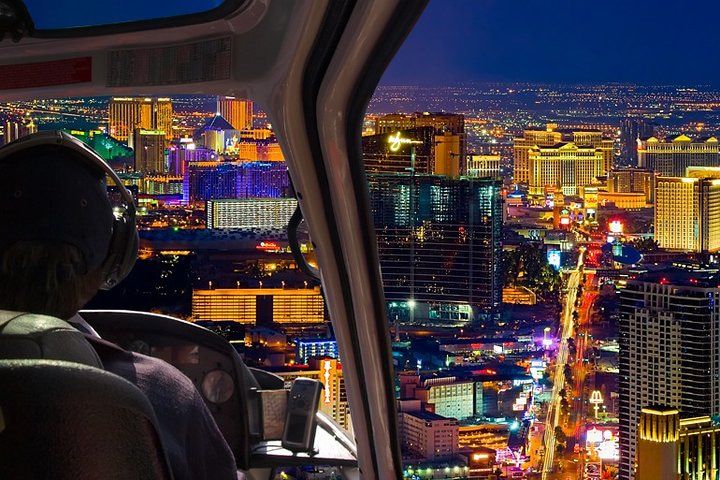 Strip Night Heli Flight with Optional Brazilian Dinner — photo 4