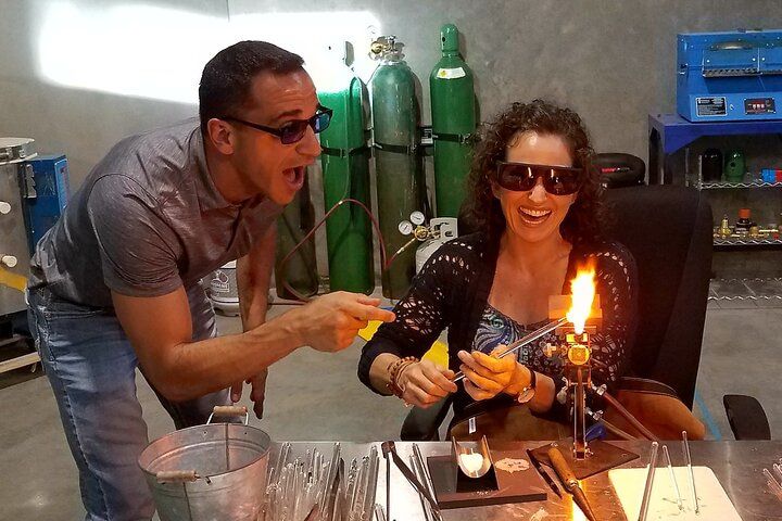 Vegas Glass Art Workshop: Torch Glassblowing Experience — photo 3