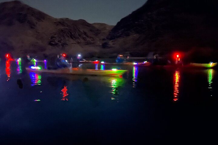 Moonlight Kayak with Neon Lights Colorado River Vegas — photo 3